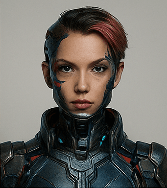 AI Influencer headshot